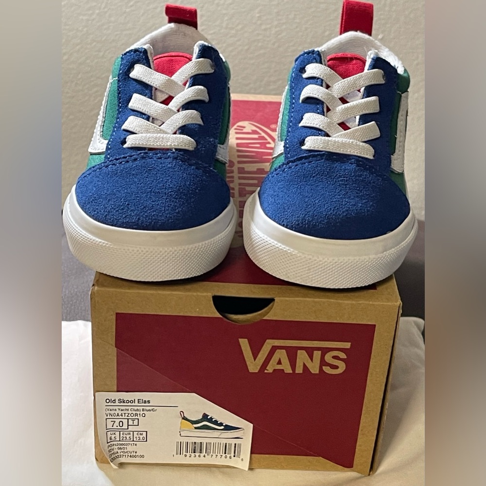 Vans (7) Toddler Shoes(Brand New) Ships in 1-2 Days. From Non Smoking Location